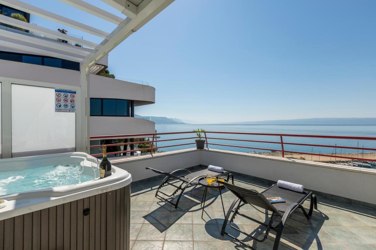 Seaside Penthouse With Hot Tub Sky Living Lejlighed Split Eksteriør billede